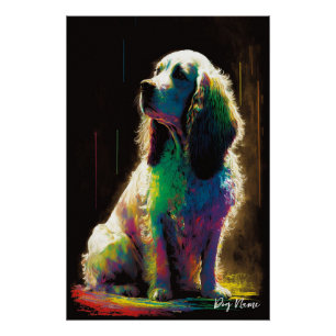 The Cocker Spaniel Dog - Composition 002 Poster