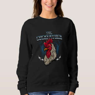 The Cockfather Chicken Father Farm Owner Funny Cut Sweatshirt