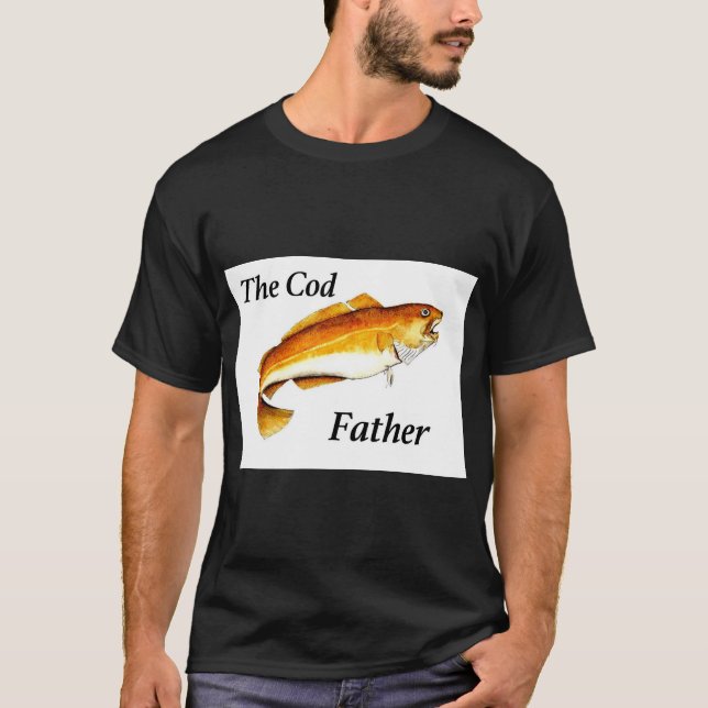 The Cod Father fishing present gift. T-Shirt (Front)