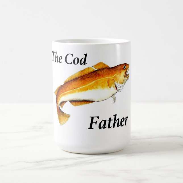 The Cod Father ideal fishing present. Coffee Mug (Center)