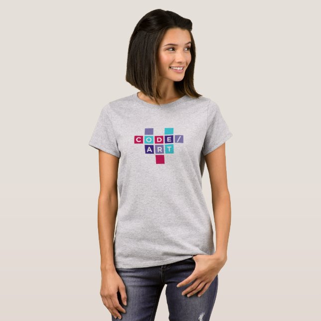 The Code/Art Heart T-Shirt (Front Full)