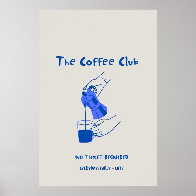 The Coffee Club Poster (Front)
