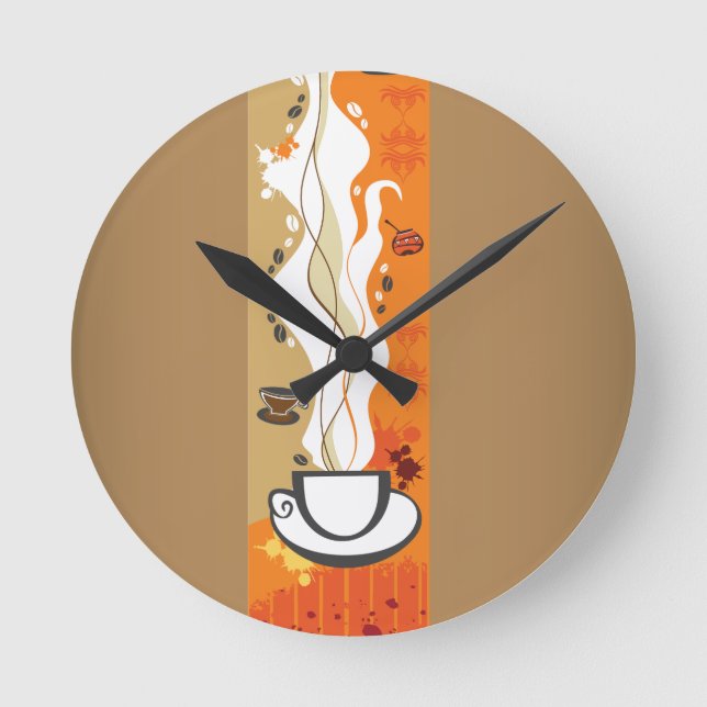 The Coffee Cup Wall Clock (Front)