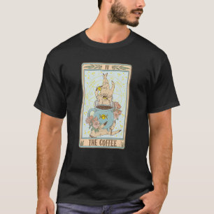 The Coffee Funny Coffee Tarot Card Witchy Caffeine T-Shirt