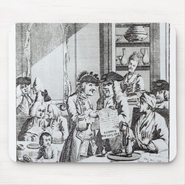 The Coffee House Politicians Mouse Pad (Front)