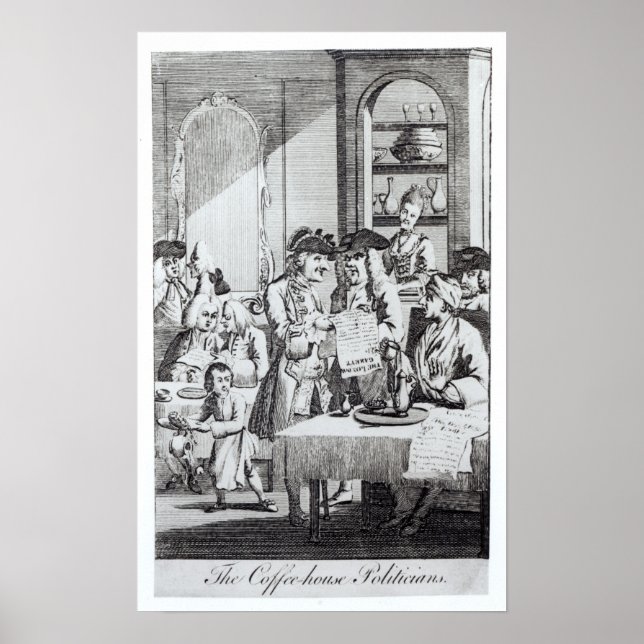 The Coffee House Politicians Poster (Front)