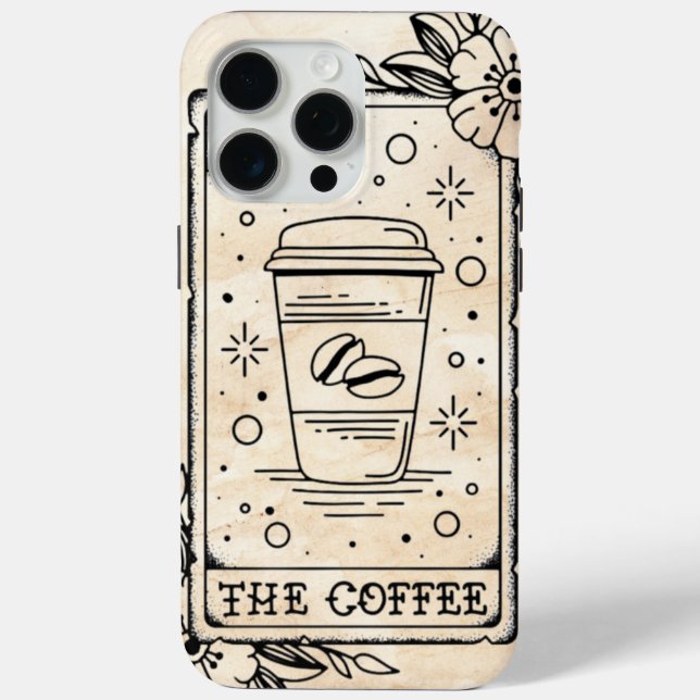 The Coffee Tarot Card Case-Mate iPhone Case (Back)