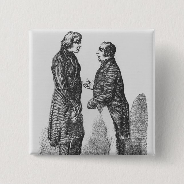 The Cointet brothers 15 Cm Square Badge (Front)