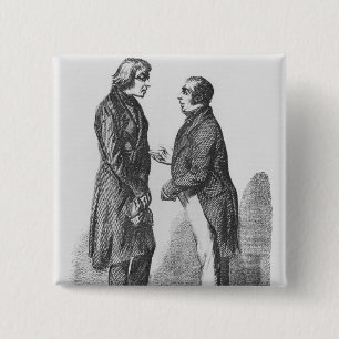 The Cointet brothers 15 Cm Square Badge