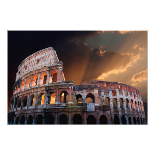 The Coliseum of Ancient Rome Photo Print