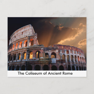 The Coliseum of Ancient Rome Postcard