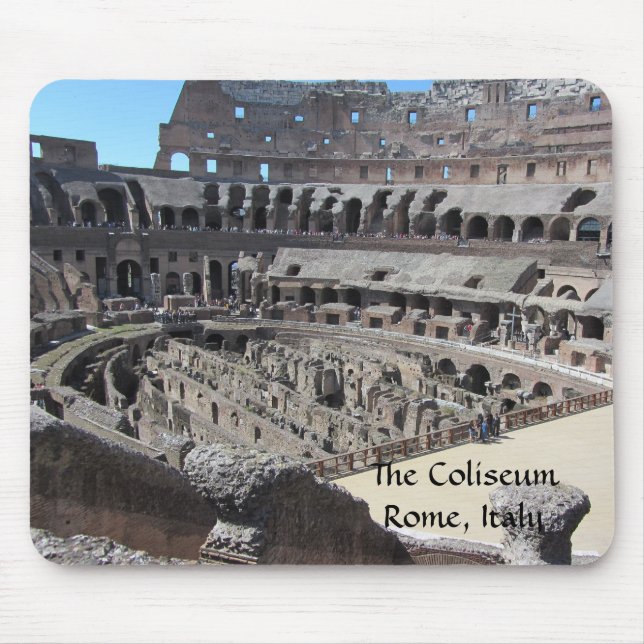 The Coliseum, Rome Italy Mouse Pad (Front)