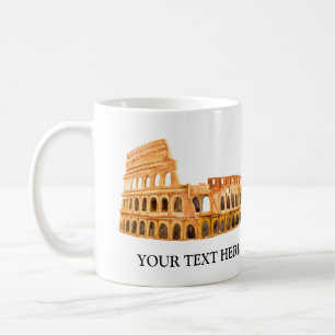 The Coliseum Rome, Italy Personalised Design Coffee Mug