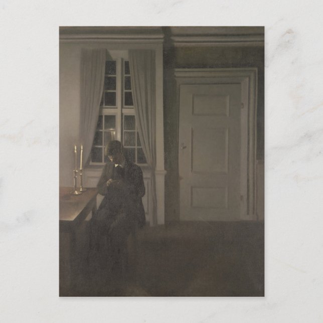 The Collector of Coins, 1904 Postcard (Front)