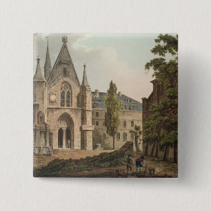 The College de Navarre in Paris 15 Cm Square Badge