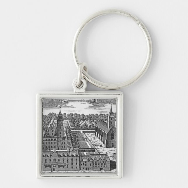 The College of Glasgow, from 'Theatrum Key Ring (Front)