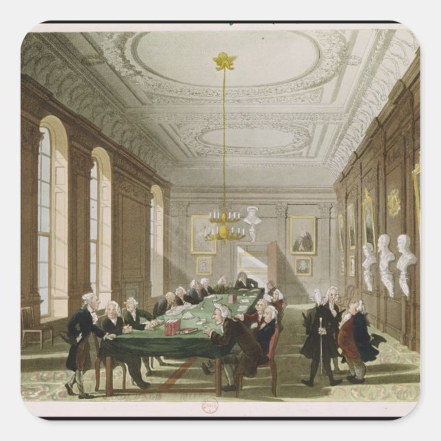The College of Physicians Square Sticker (Front)