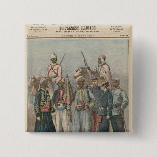 The Colonial Army 15 Cm Square Badge