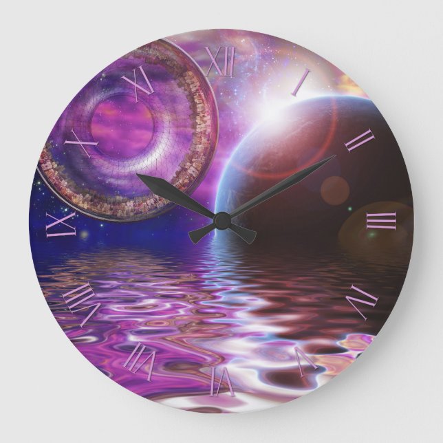 The Colony Space Ship Large Clock (Front)