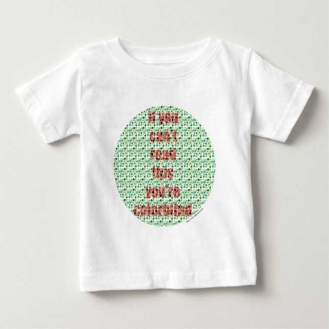 The Colorblind test Baby T-Shirt (Front)
