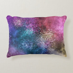 The Colorful Galaxy Decorative Cushion