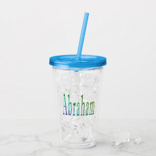 "The Colors of Abraham: A Journey in Green, Blue, Acrylic Tumbler