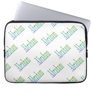 "The Colors of Abraham: A Journey in Green, Blue, Laptop Sleeve
