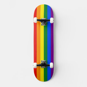 The colors of the rainbow skateboard