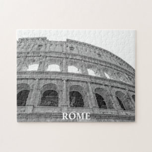 The Colosseum, Black and White Jigsaw Puzzle
