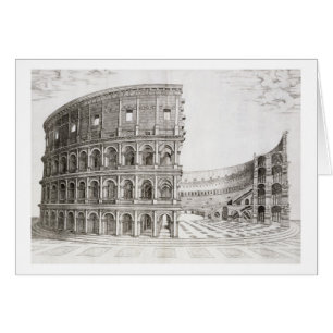 The Colosseum, built in AD 80 (engraving)