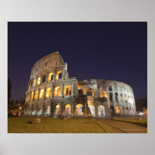 The Colosseum or Roman Coliseum, originally the Poster