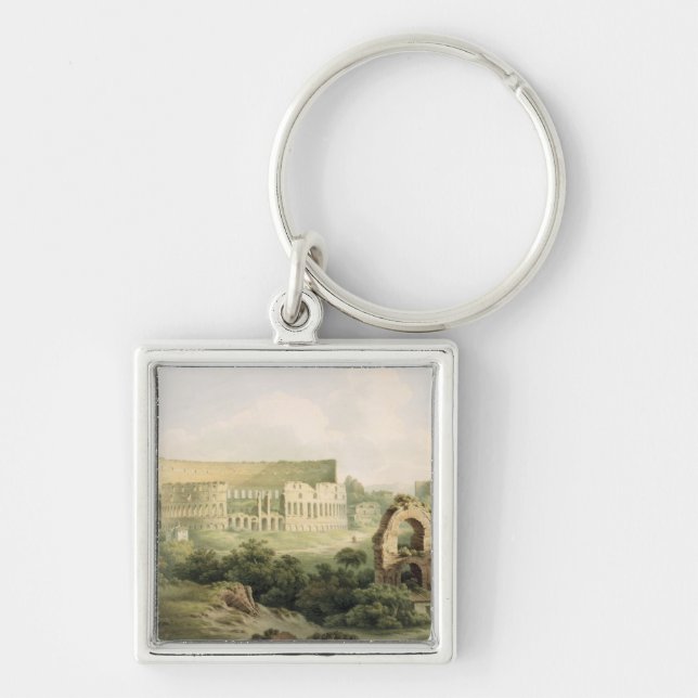 The Colosseum, Rome, 1802 (w/c over graphite on wo Key Ring (Front)