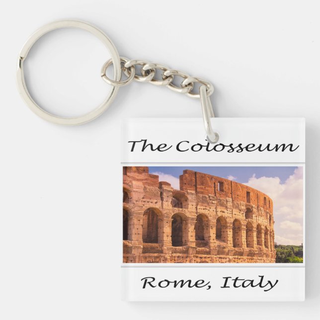 The Colosseum Rome, Italy Key Chain (Front)