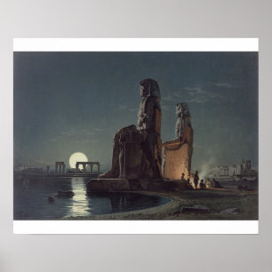 The Colossi of Memnon, Thebes, one of 24 illustrat Poster