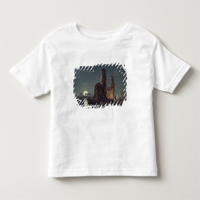 The Colossi of Memnon, Thebes, one of 24 illustrat Toddler T-Shirt (Front)