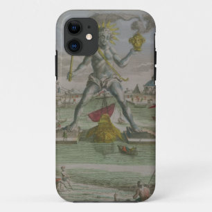 The Colossus of Rhodes, detail of the statue strad iPhone 11 Case