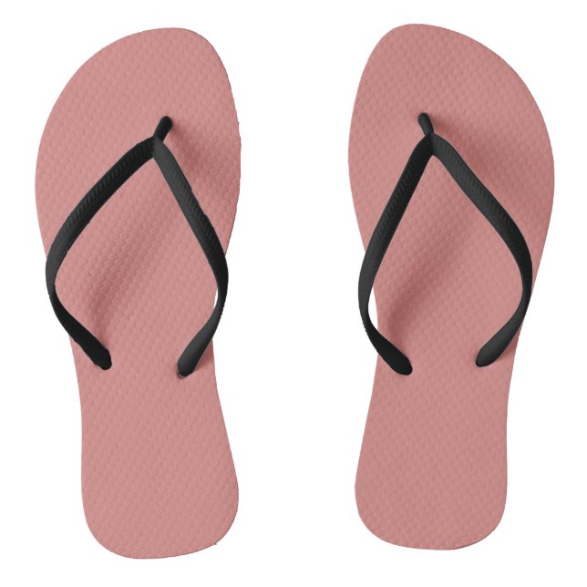 The colour new york pink thongs (Footbed)