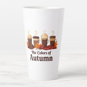 The colour of autumn Pumpkin Spice Coffee Fall  Latte Mug