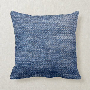 The Colour of Denim Pillow