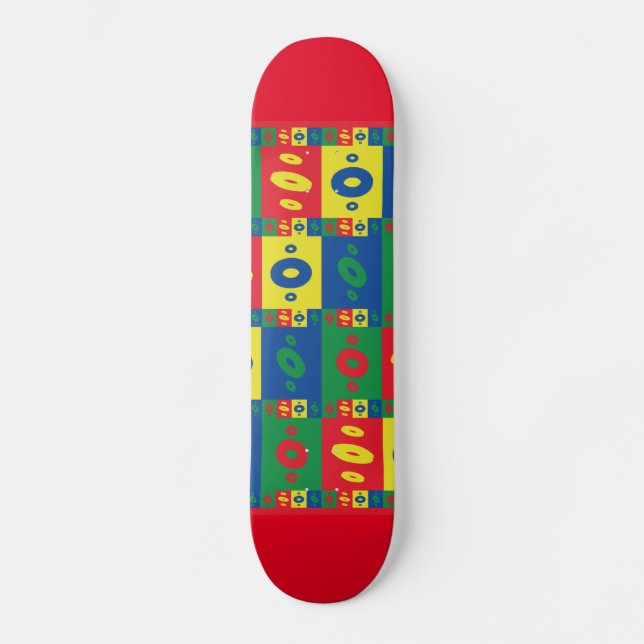 the colour of Light FIVE by masanser Skateboard (Front)