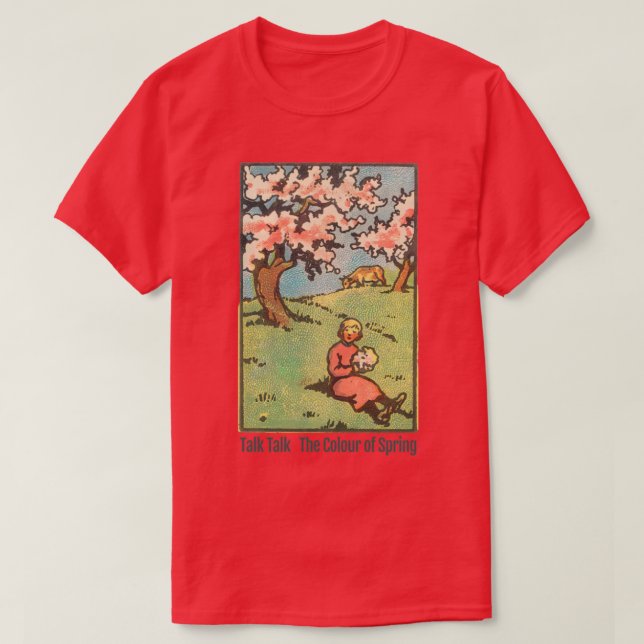 The Colour Of Spring Original Retro Design T-Shirt (Design Front)