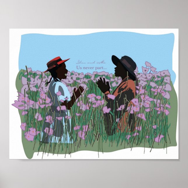 The Colour Purple Movie Art Sisters Play You and M Poster (Front)