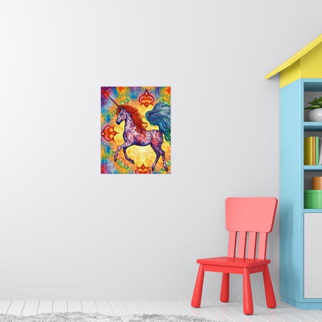 The Colourful Appaloosa Unicorn Poster (Nursery 1)
