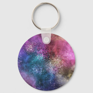 The Colourful Galaxy Key Ring