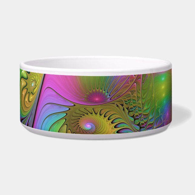 The Colourful Luminous Trippy Abstract Fractal Art (Front)