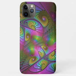 The Colourful Luminous Trippy Abstract Fractal Art iPhone 11 Pro Max Case