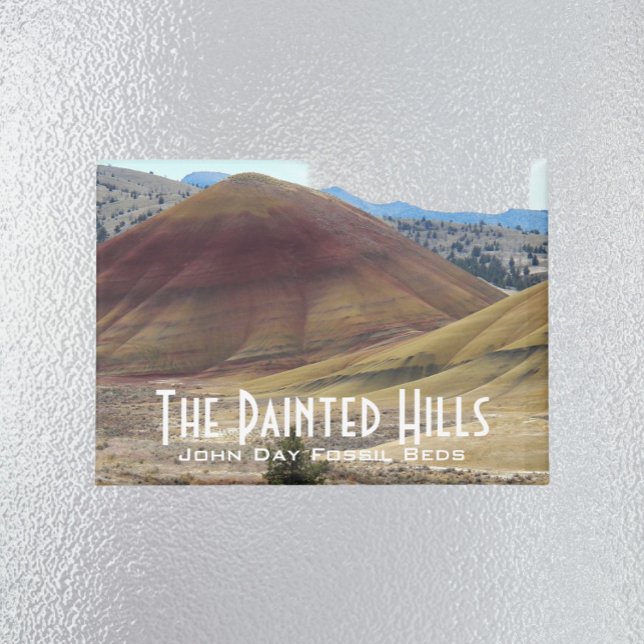 The Colourful Painted Hills Landscape Magnet (In Situ Fridge)