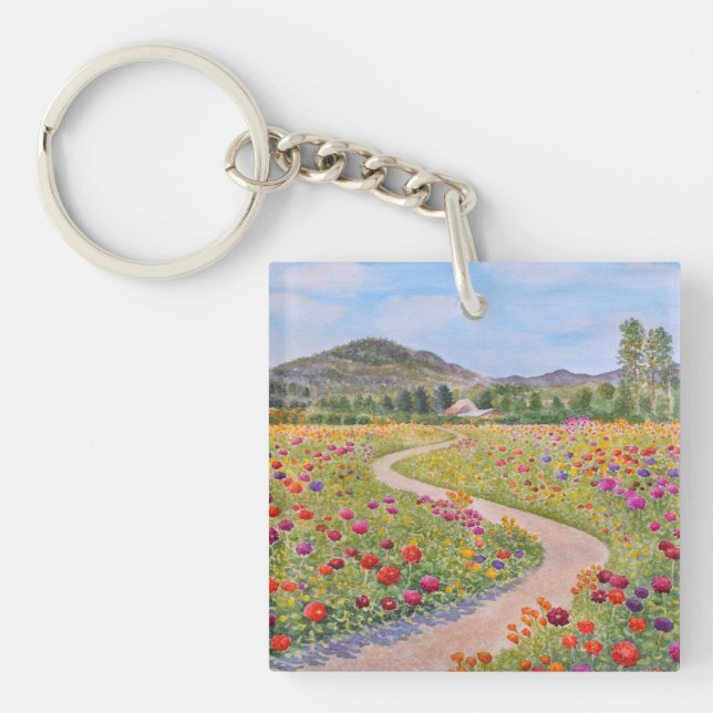 The Colourful Path Key Ring (Front)