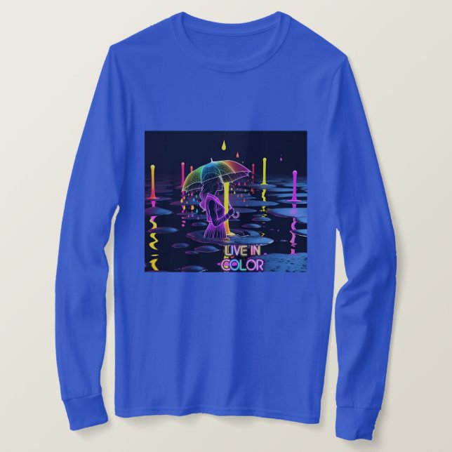 The Colourful Storm Graphic Tee (Design Front)