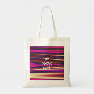 "The Colourful World" Colourful abstract tote bag